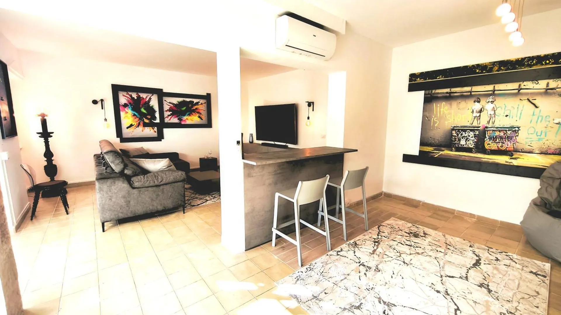 Rooftop Bungalow Pamro - Private Jacuzzi - Fitness Area - Free Wifi - Air Conditioner - Pool - Modern & Comfortable - Sunnygolf Maspalomas  Maspalomas (Gran Canaria)